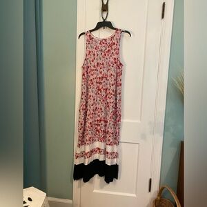 Floral Sleeveless Maxi Dress